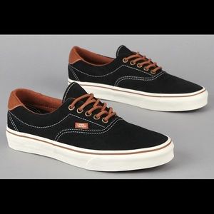 Black and brown mens vans